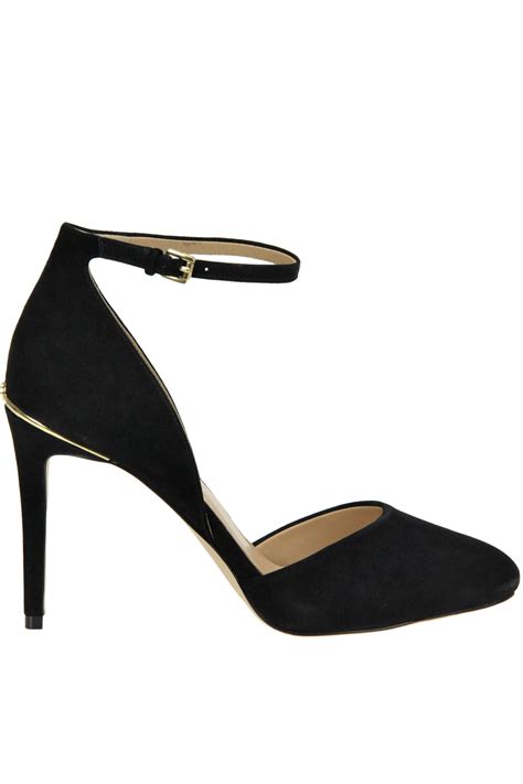 michael kors ankle georgia pump|Michael Kors Georgia Suede Ankle Strap Pump .